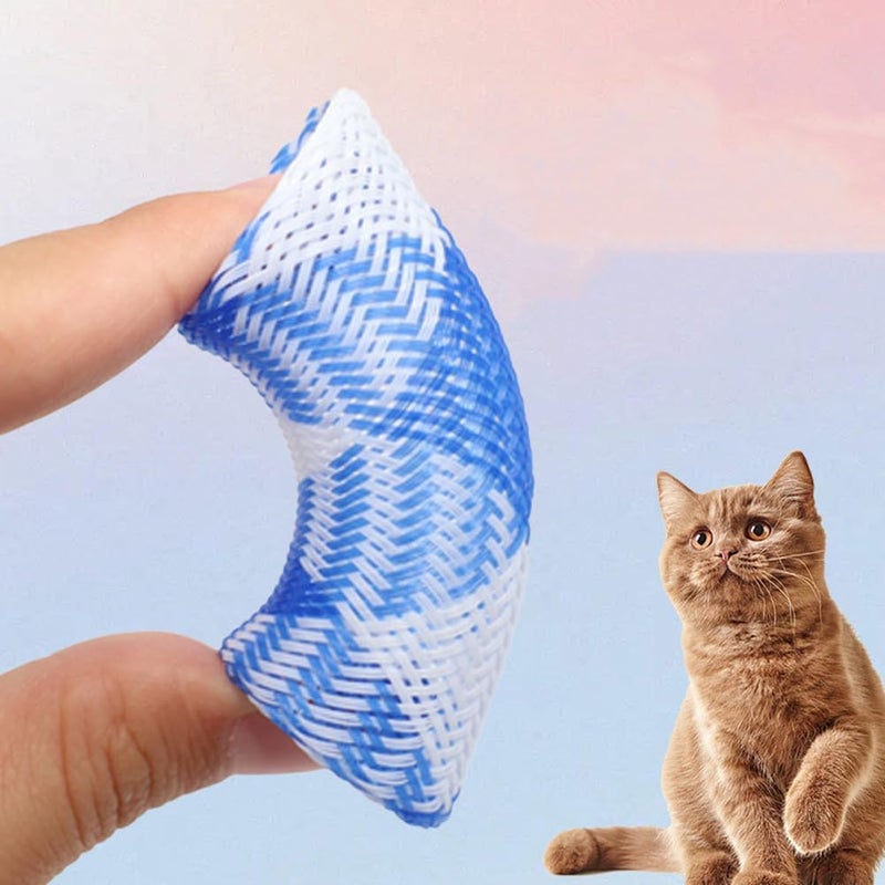 Tnfeeon Cat Spring Tube Toy, 10Pcs Freely Folding Spring Shape Multi Bouncing Toy Fun Pet Action Interactive Toys - Image 5